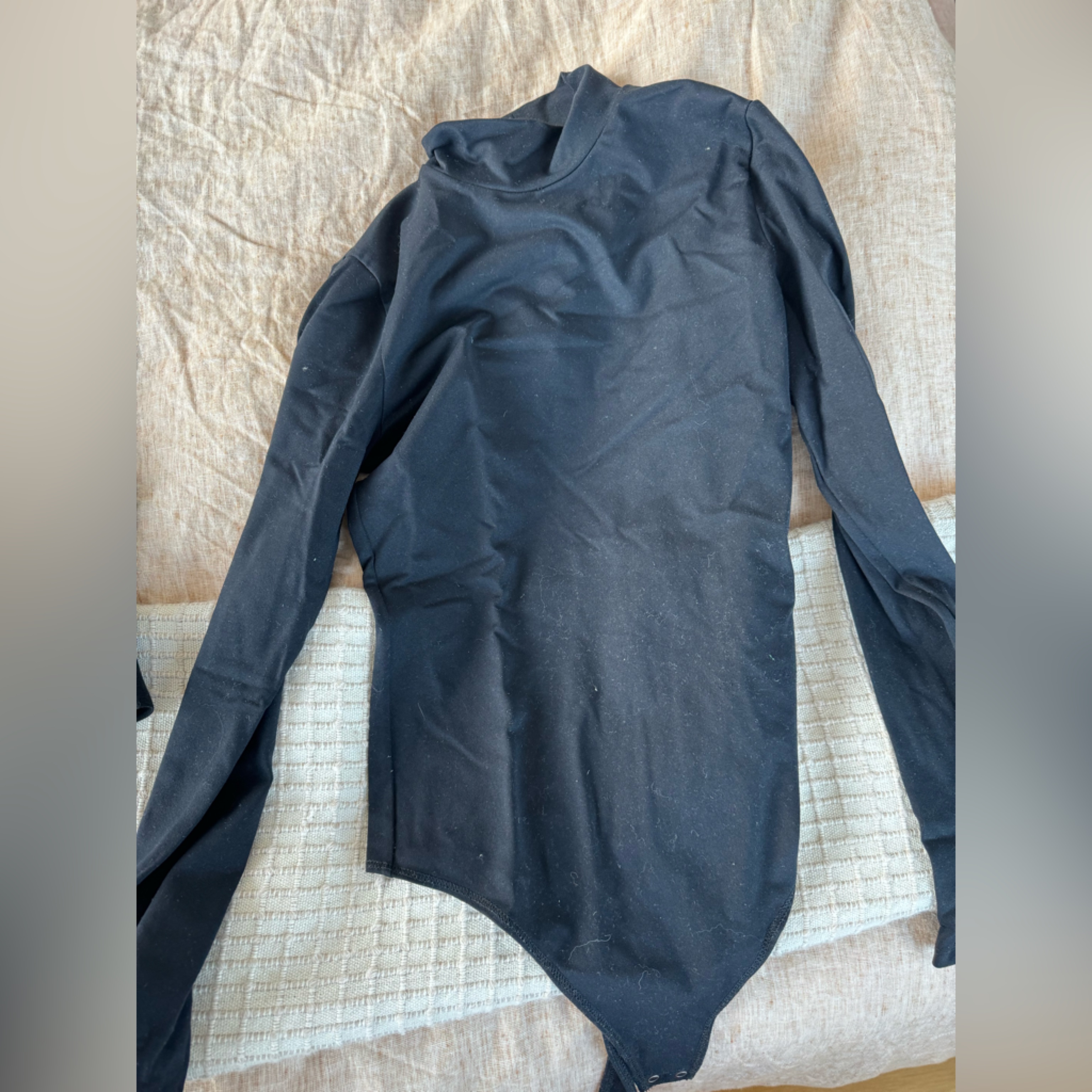 Abercrombie Long-Sleeve Seamless Mockneck Bodysuit